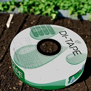 Капельная лента эмиттерная Di-Tape капельницы через 10 см расход 1,00 л/ч, длина 2000 м (DI-10-2000)