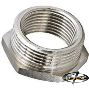 Футорка нікельована Lexline 1 1/2" н - 3/4" в