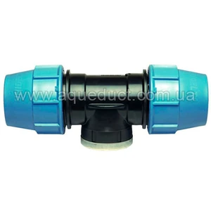 Тройник зажимной с внутренней резьбой 110х4"х110 Unidelta