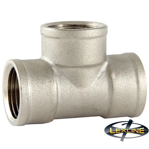 Трійник нікельований Lexline 3/4" в-3/4" в-3/4" в
