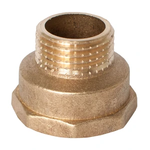 Перехідник латунний 1" Вх1/2" З посилений