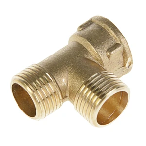 Трійник латунний перехідний 1/2" В-1/2" З-1/2" З посилений
