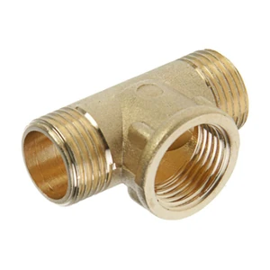 Трійник латунний перехідний 1/2" З-1/2" В-1/2" З посилений