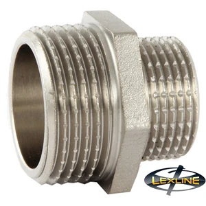 Зіпель нікельований перехідний Lexline 3/4" н-1/2" н