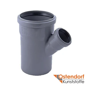 Тройник для внутренней канализации 110/75x45 Ostendorf HT