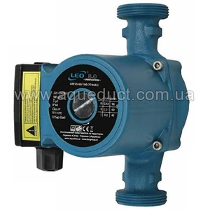 Насос циркуляционный 74Вт Hmax 4м Qmax 52л/мин &Oslash;1½" 130мм + гайки &Oslash;1" LEO 3.0 (774413)