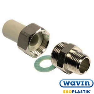 Зганяння американка PPR із зовнішнім різьбленням 25х3/4" Ekoplastik