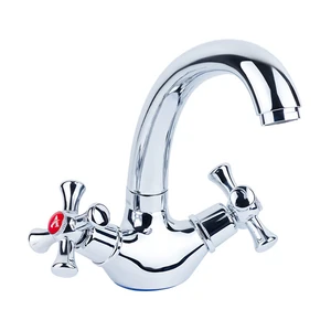 Змішувач для кухні PL &frac12;" гусь короткий вухо на гайці Aquatica 9777100