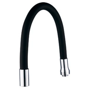 Гусак 3/4" для кухні силіконовий чорний Aquatica 9793510